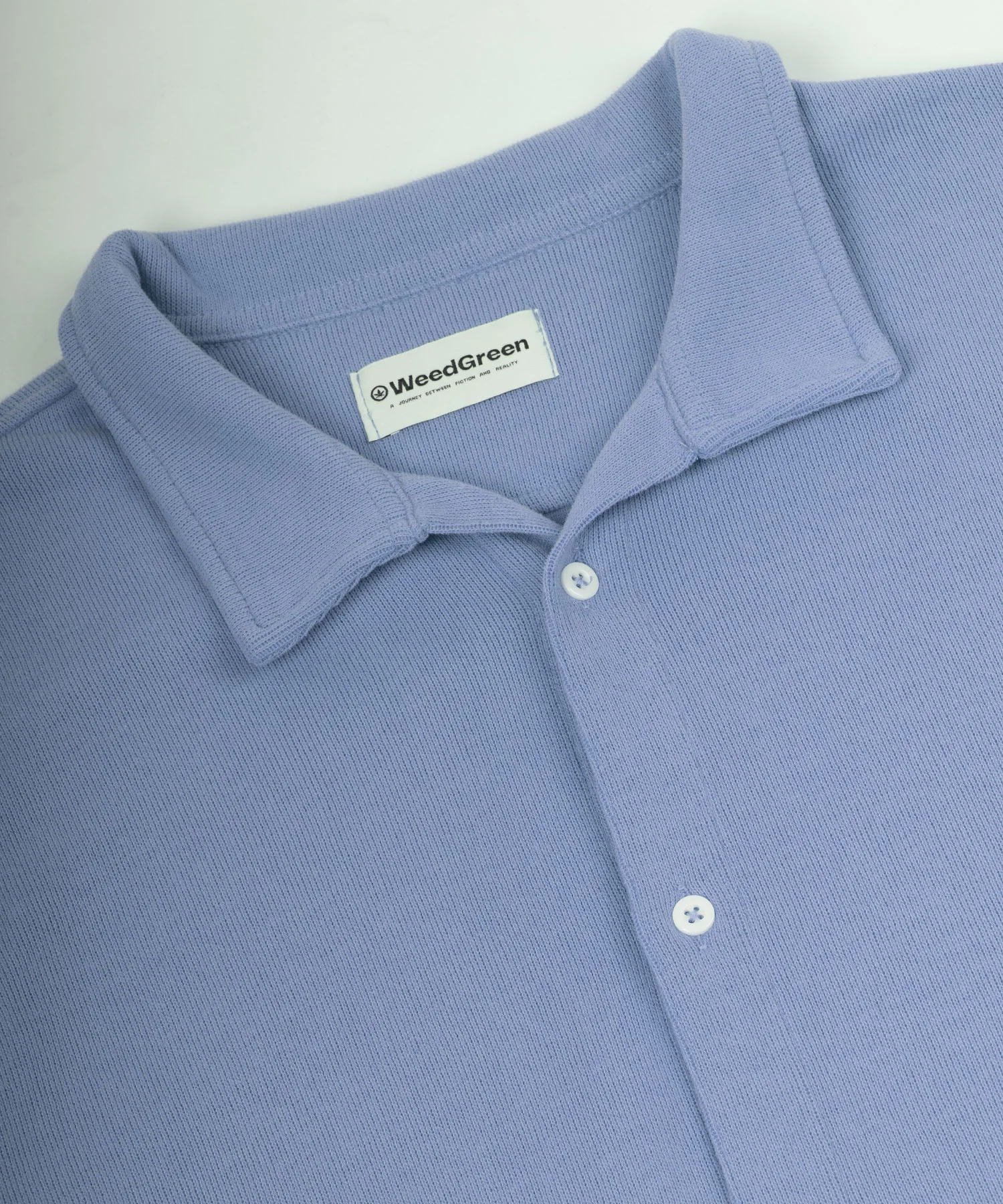 CAMISA COMFY WEEDGREEN AZUL - Image 3