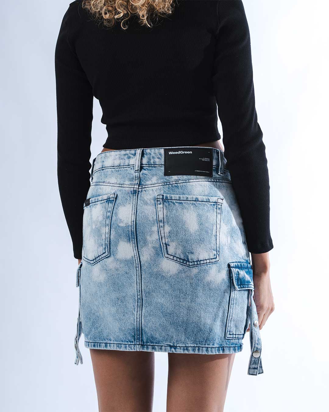 FALDA CARGO WEEDGREEN HIELO - Image 4